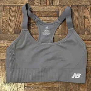 New Balance Women's Charcoal Sports Bra